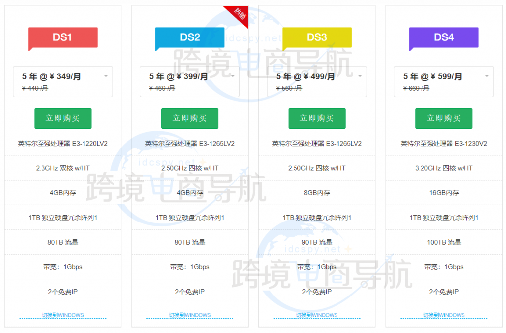 ResellerClub美国独立服务器