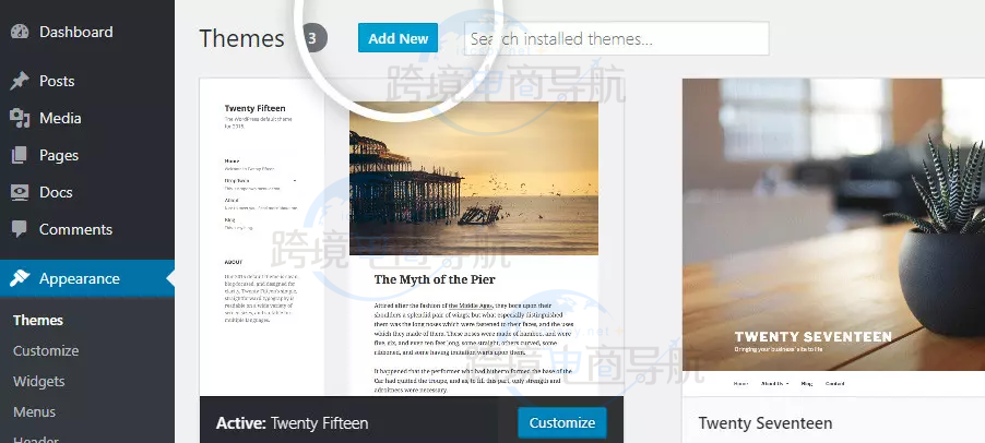 “ADD NEW”按钮；