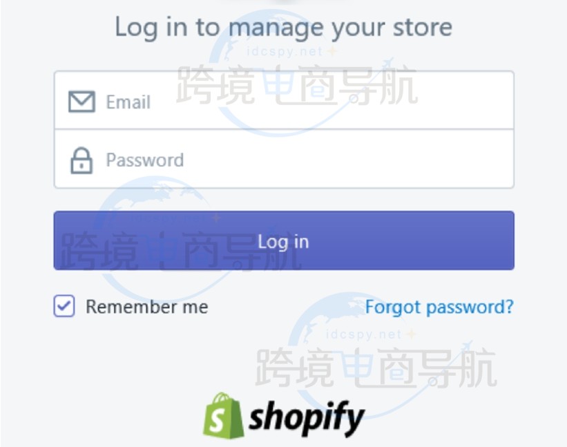 前往Shopify后台绑定