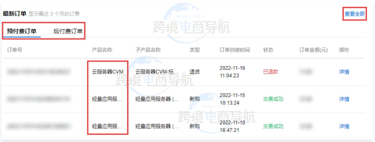 商品详情数据