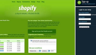 Shopify最初的样子