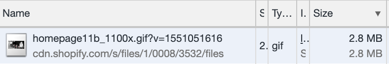 GIF占用网站页面大小