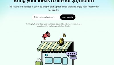 Shopify开店免费试用