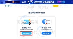 Pingpong2024年B2C账号注册