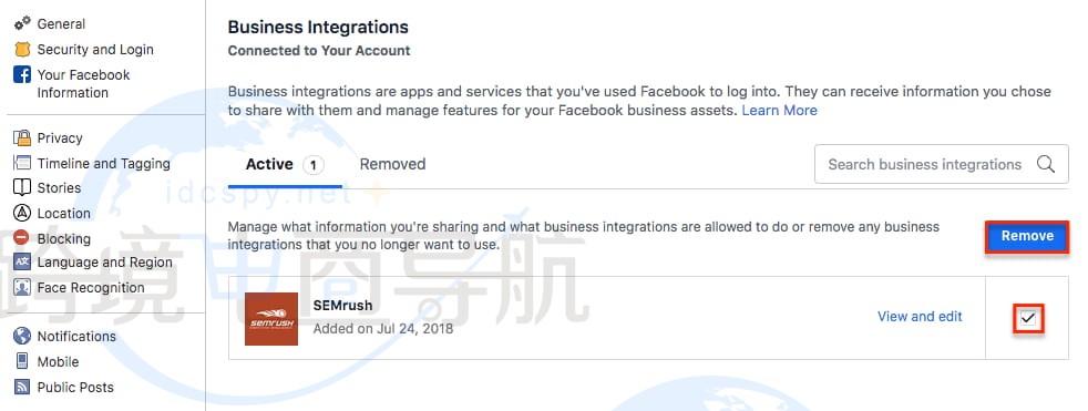 撤销SEMrush对社交媒体数据的访问权限