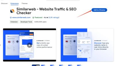 点击添加右上角顶部的Add to Chrome