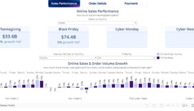 黑色星期五销售数据