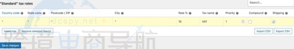 Standard rate(标准税率)