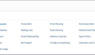 选择Email Accounts或 Mail