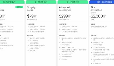Shopify Plus的价格