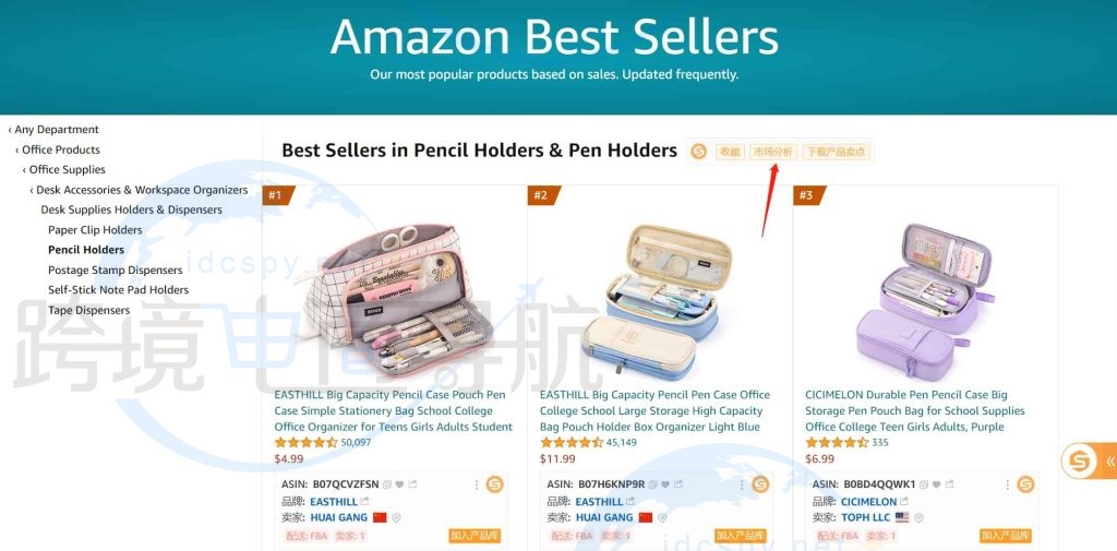 一键生成该类目的市场分析报告