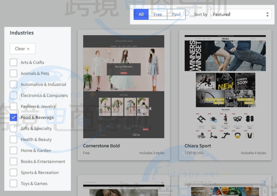 Bigcommerce主题预览