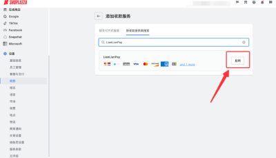 点击启用按钮