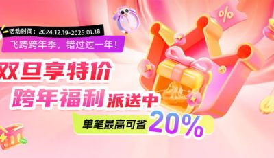 飞跨浏览器双旦狂欢优惠