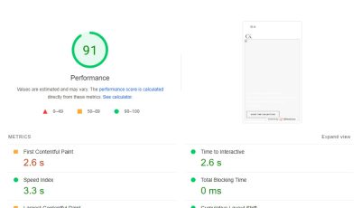 WordPress主题Astra移动友好性测试