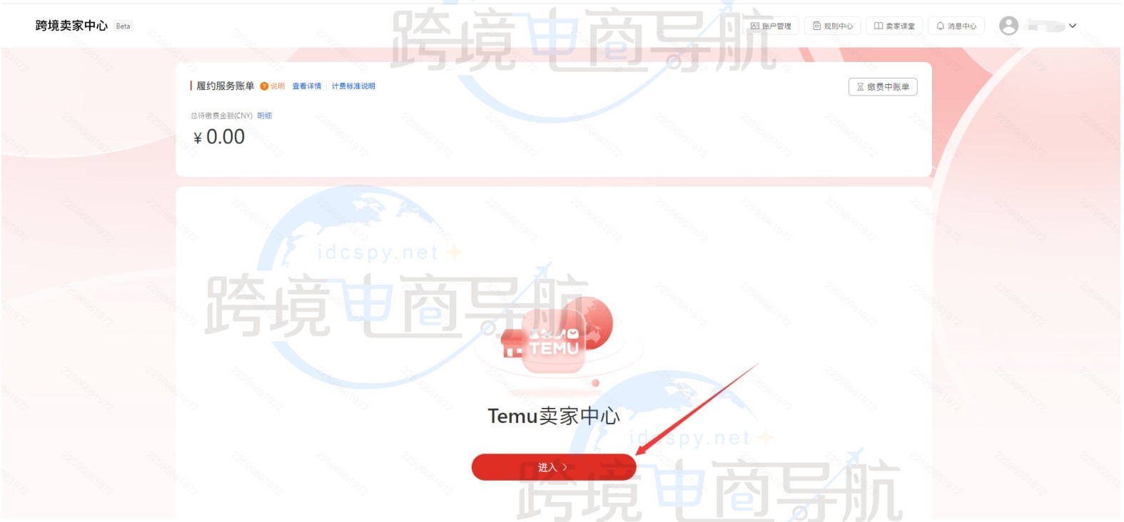 Temu卖家中心