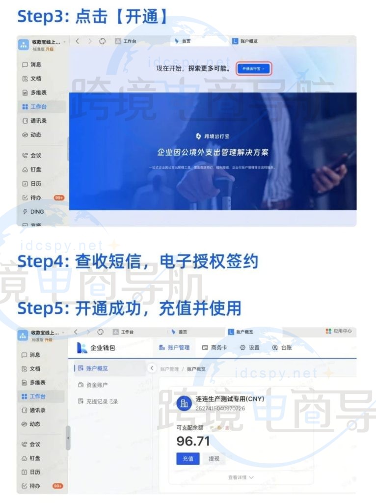 点击开通并充值使用