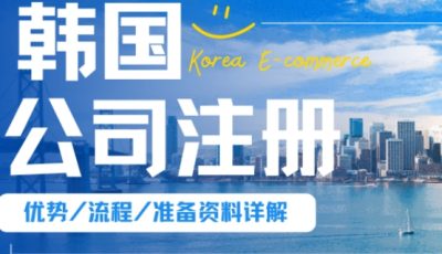 韩国公司注册多少钱