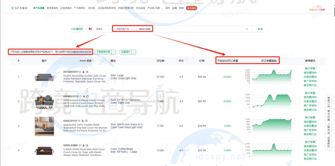 根据关键词调研市场