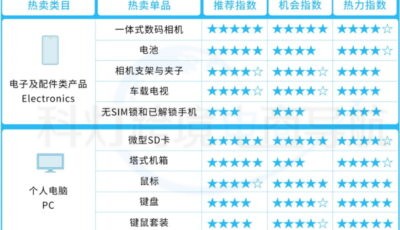 消费电子类目