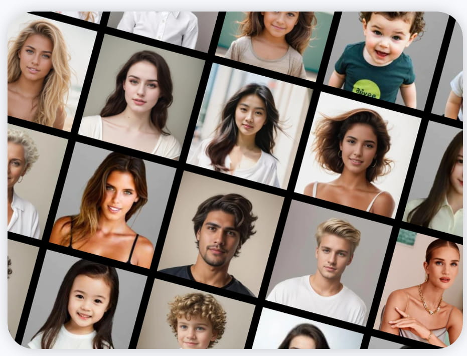 符合品牌受众的专属模特