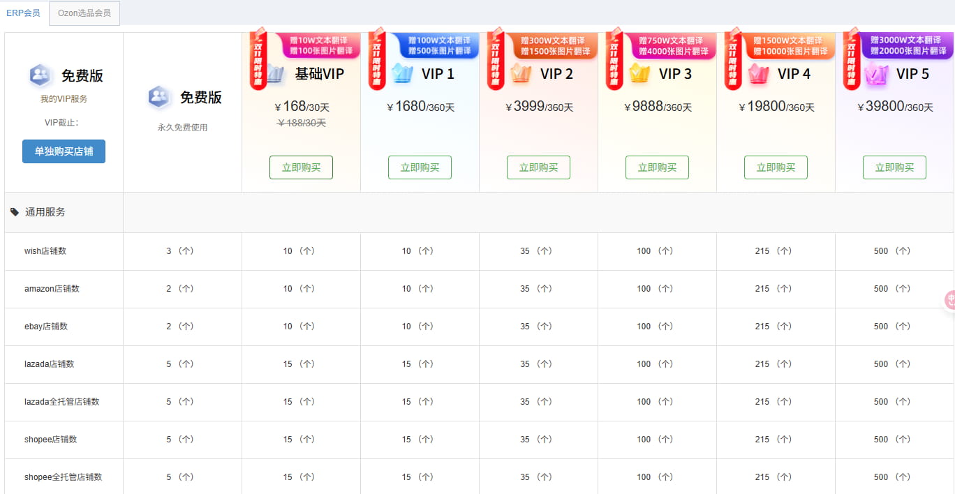 芒果店长ERP双十一大促