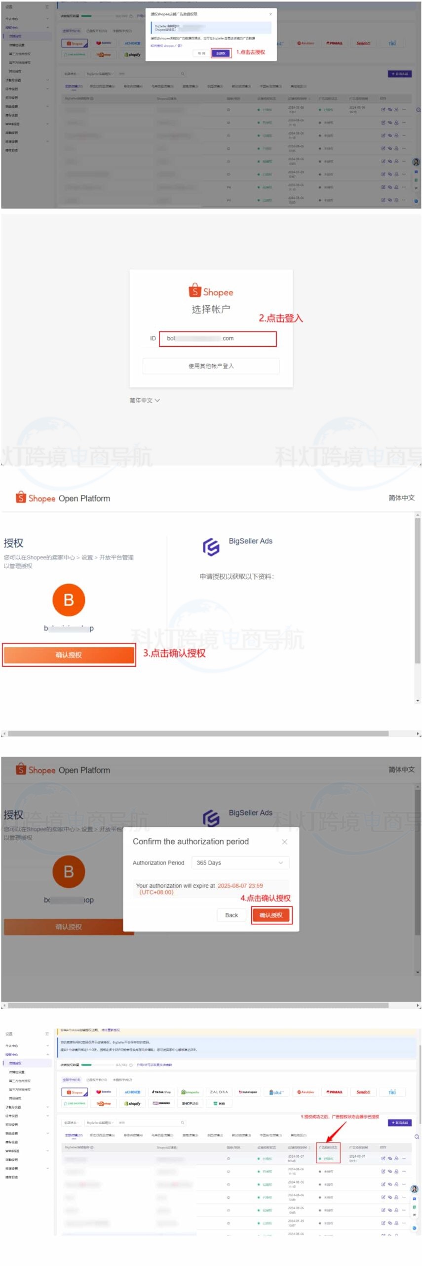 未授权Shopee店铺