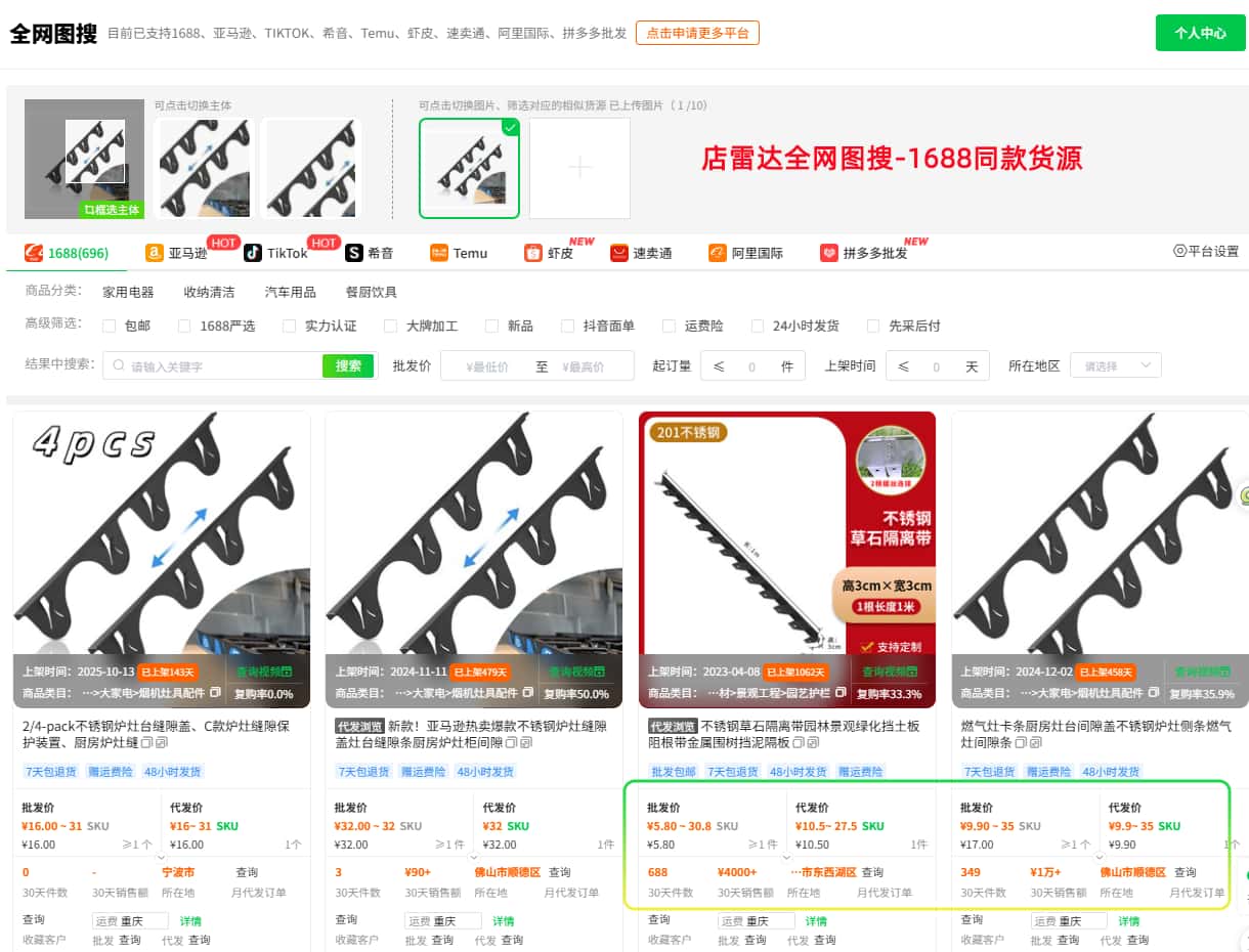 TikTok美区的家装建材类目