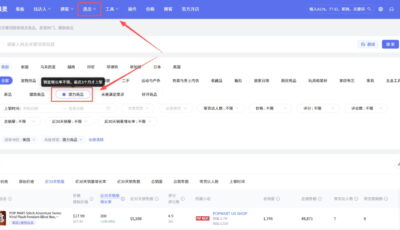 基于商品潜力选品