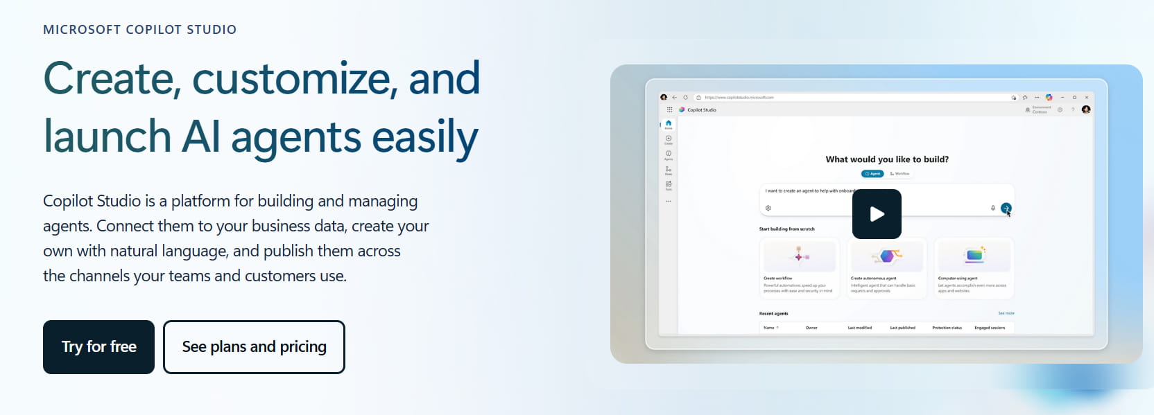Microsoft Copilot Studio