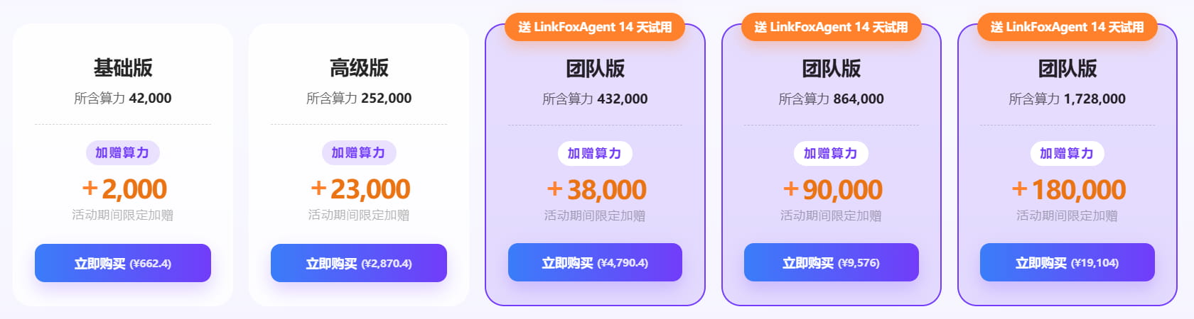 年付活动方案