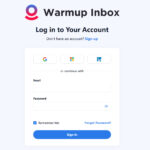 Warmup注册页面