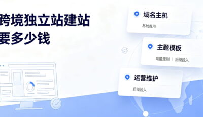 2026年从域名到上线跨境独立站建站要多少钱