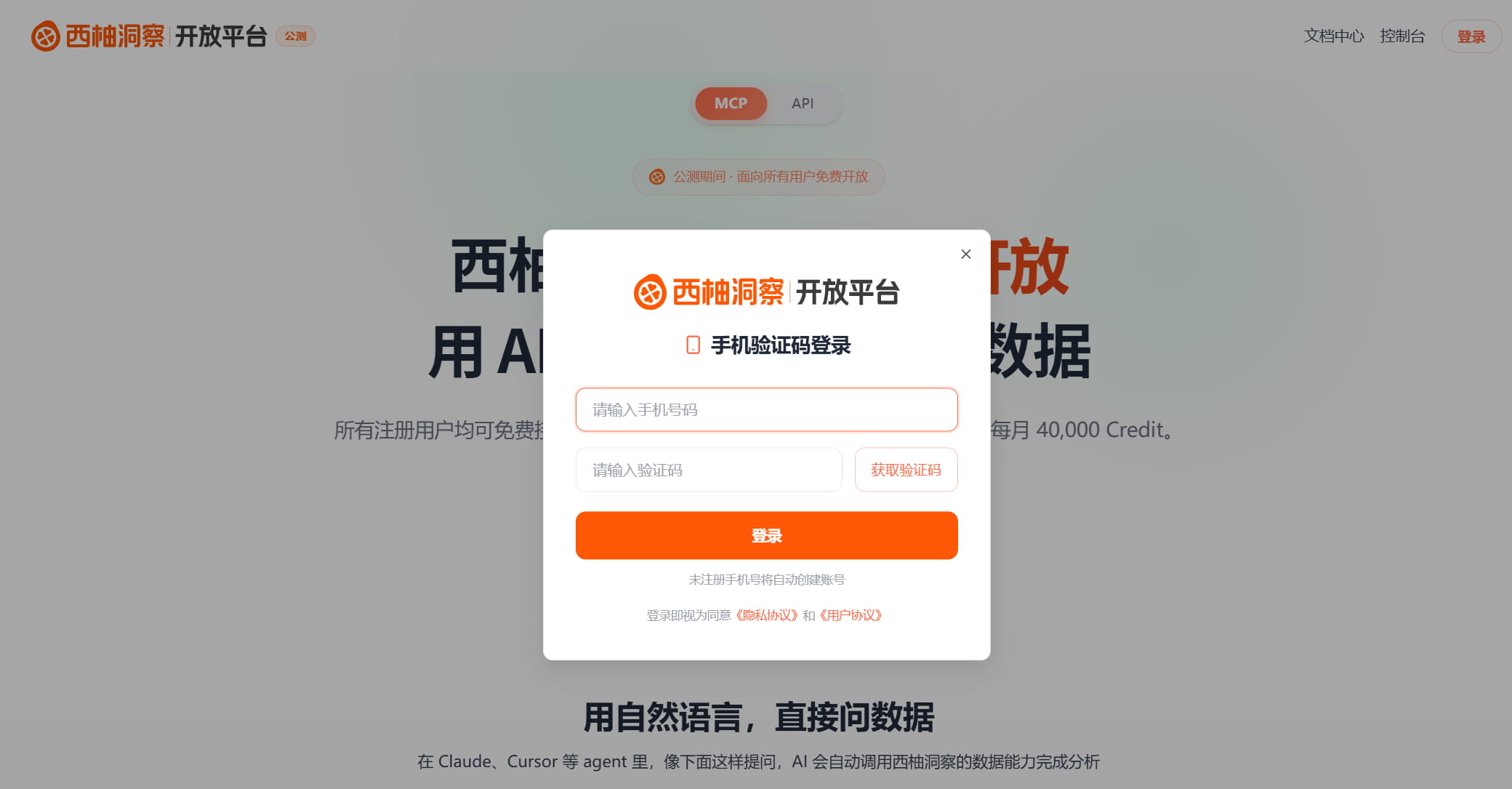 西柚洞察MCP免费领取